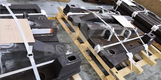 Acciaio legato resistente all'usura e affidabile e rivestimenti SAG in ghisa bianca ad alto cromo