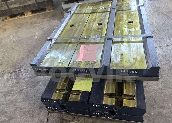 Acciaio martensitico con barra di soffiatura in inserto ceramico utilizzato per la frantumazione del calcestruzzo, dell'asfalto e della pietra naturale