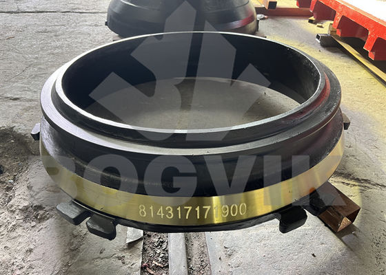 Parti di ricambio di trituratore a cono GP11F Mantello di rivestimento della scodella 814317171900 814317169500