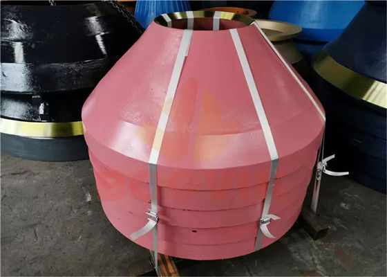 Parti di ricambio per il rivestimento delle coppe e il mantello a alto manganese per il trituratore a cono TC1300