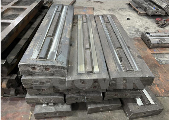 Acciaio martensitico con barra di soffiatura di inserto ceramico per il riciclaggio di detriti di costruzione con contenuto di ferro