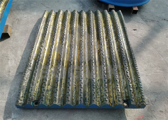 Mn22Cr2 più resistente con Carburo di Titanio Placca mascella inserita CR-005-007-001E CR-005-008-001E