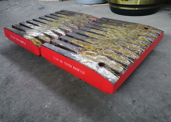 C140 MX Profilo dentale alto manganese con inserto cromico con elevata efficienza di produzione