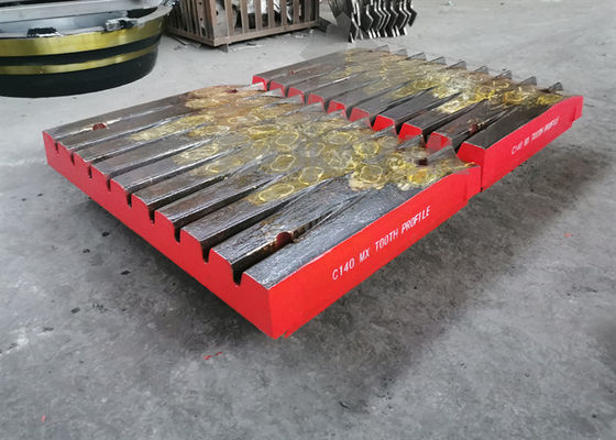 C140 MX Profilo dentale alto manganese con inserto cromico con elevata efficienza di produzione
