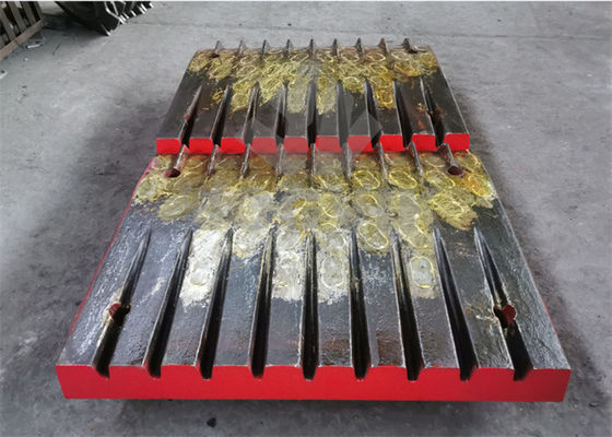 Manganese con inserto di cromo C140 mascella piastra 2-3 volte durata di vita rispetto al normale manganese Crusher Liners