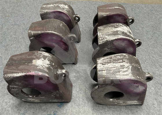 Parti di trituratrici metalliche, tappi e protettori per perni per il riciclaggio di rottami con buone prestazioni