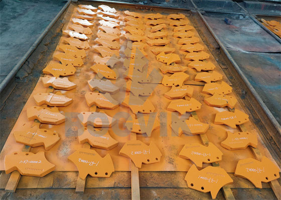Buona resistenza all'usura Cr27% parti VSI Piastra di usura inferiore B96334141A per VSI Crusher