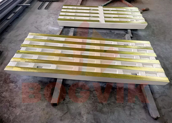 Con eccellente resistenza all'usura Crusher mascella Mascella Piastre Fornite da BOGVIK