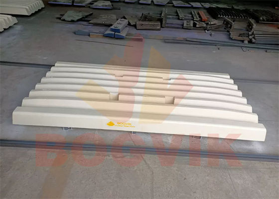 Con eccellente resistenza all'usura Crusher mascella Mascella Piastre Fornite da BOGVIK