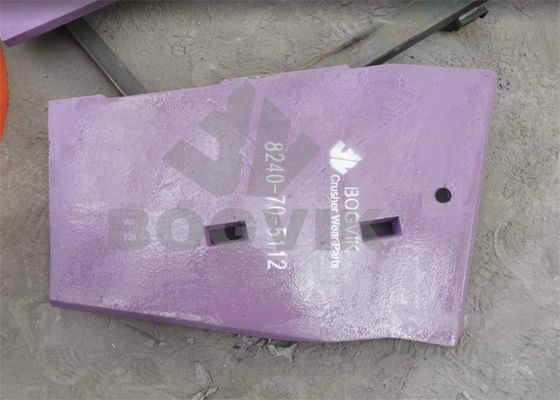 BR380 Crusher mascella di guancia superiore L/H 8240-70-5112 Guancia superiore R/H 8240-70-5122