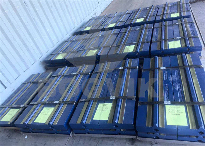 Acciaio martensitico con barra di soffiatura in inserto ceramico utilizzato per la frantumazione del calcestruzzo, dell'asfalto e della pietra naturale
