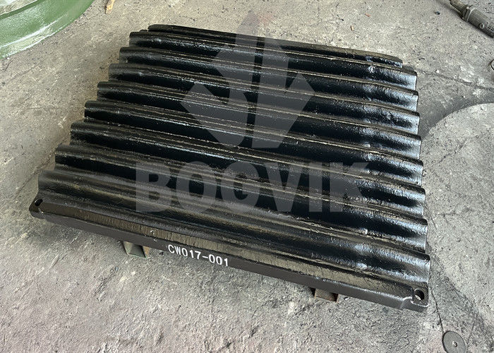 R300 Piastra di mascella fissa e mobile CW017-001 CW017-002 con buona resistenza all'usura