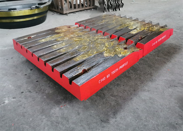 C140 MX Profilo dentale alto manganese con inserto cromico con elevata efficienza di produzione