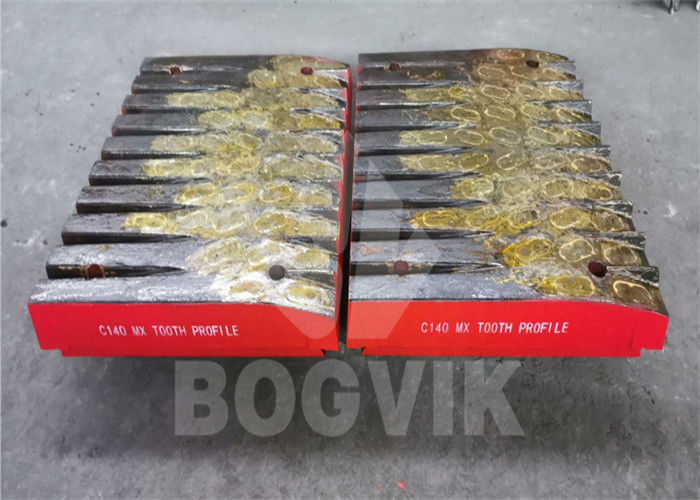 Manganese con inserto di cromo C140 mascella piastra 2-3 volte durata di vita rispetto al normale manganese Crusher Liners