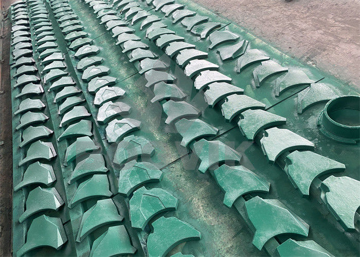 Buona resistenza all'usura Cr27% parti VSI Piastra di usura inferiore B96334141A per VSI Crusher